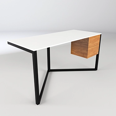 Modern "RAST" Desk - Sleek Design 3D model image 1 