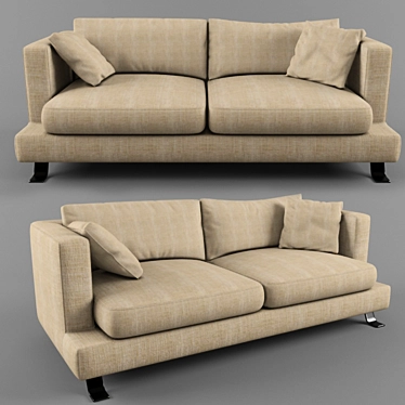 Modern BM Style PRINCIPINA Sofa 3D model image 1 