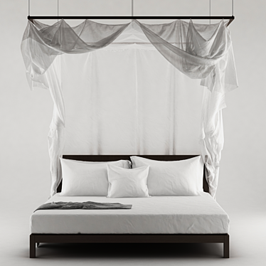 Dreamy Bed Canopy 3D model image 1 