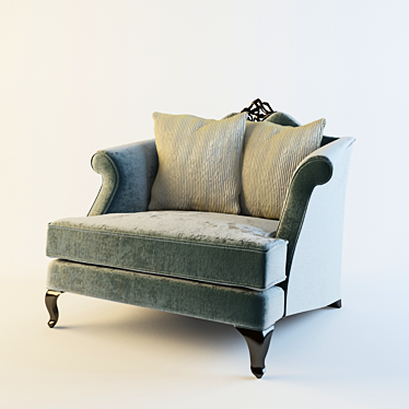 Valentina Armchair: Modern Classic Design 3D model image 1 