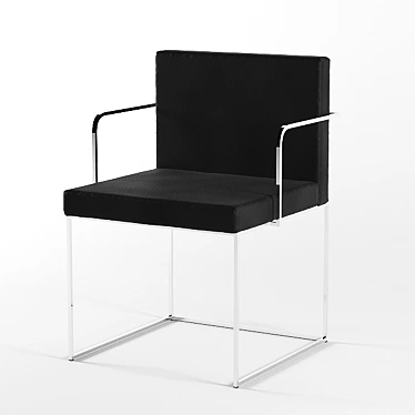 Elegant Even Plus Chair 3D model image 1 