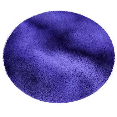 Title: Round Shaped Area Rug - Stylish and Versatile 3D model image 1 