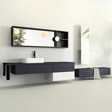 Elegant Ingrid Bathroom Collection 3D model image 1 