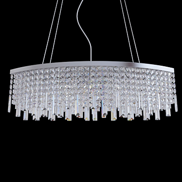 Classic Elegance: Odeon Lola 6-Light Chandelier 3D model image 1 