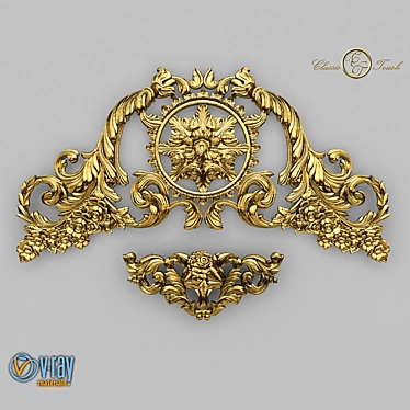 Timeless Elegance: Classic Ornament 3D model image 1 