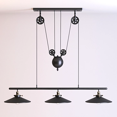 Loft Cone Pendant in Balance Line 3D model image 1 