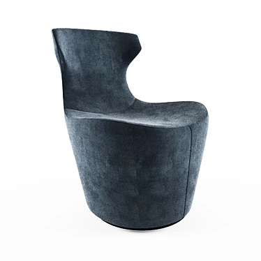 Mini Papilio Chair: Compact Comfort for Cozy Armchair Needs 3D model image 1 