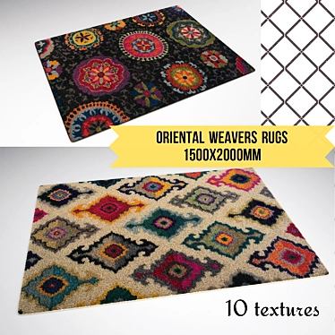 Polyester Oriental Weavers Rugs 3D model image 1 