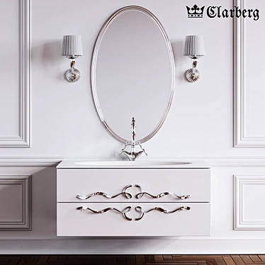 Clarberg Vanity Set: Due Amanti 3D model image 1 