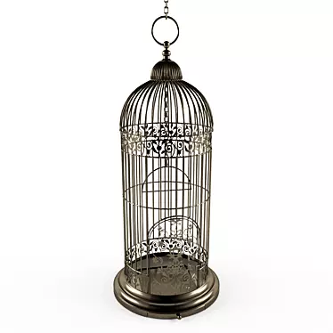 Vintage Bird Cage | Antique & Unique 3D model image 1 