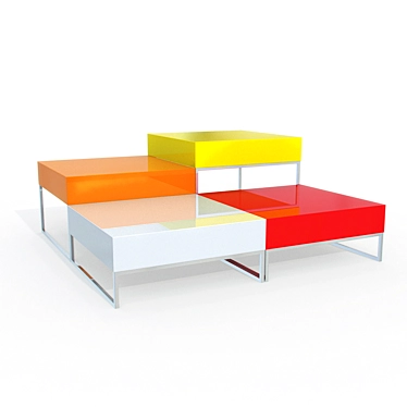 Modern Tables 3D model image 1 