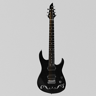 Title: Shamray Dinky Replica Guitar 3D model image 1 