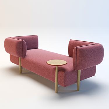 Cozy Designer Sofa by Patricia Urquiola 3D model image 1 