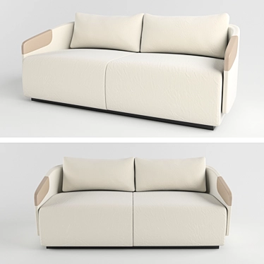 Casamania WORN Upholstery Sofa 3D model image 1 