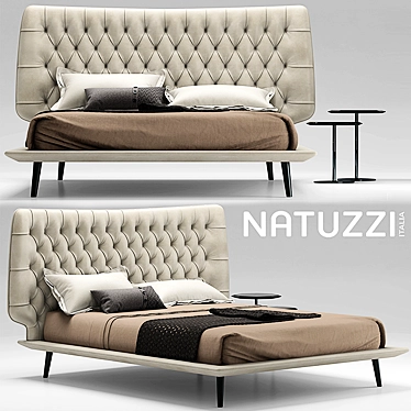 Natuzzi Dolcevita: Luxurious Comfort for your Bedroom 3D model image 1 