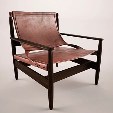 Elegant Comfort: Lounge Chair 3D model image 1 
