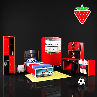 children&#39;s furniture Cilek, a series of Football