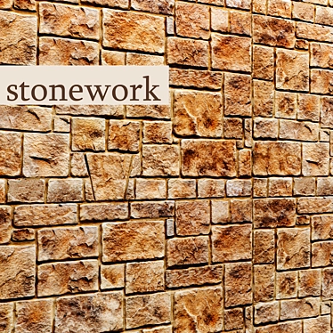 Strong Stone Masonry Solution 3D model image 1 