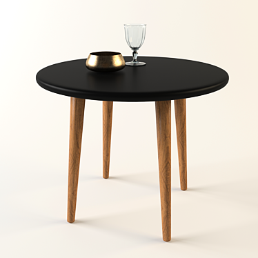 Sleek Modern Coffee Table 3D model image 1 