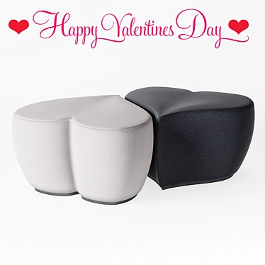 Love Nest Pouf 3D model image 1 