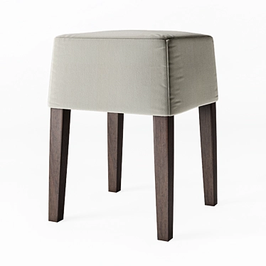 Compact and Stylish Nils Stool 3D model image 1 
