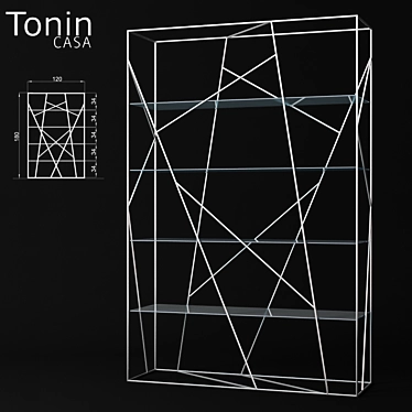 Tonin Naviglio 7247: Modern Storage Solution 3D model image 1 