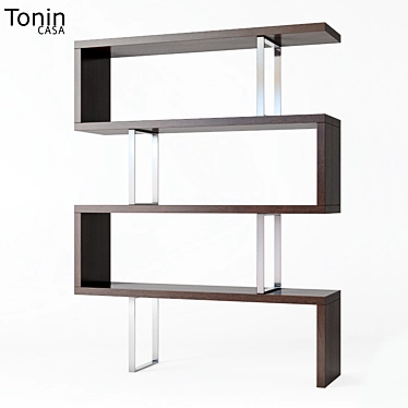 Elegant Shelving Unit by Tonin 3D model image 1 