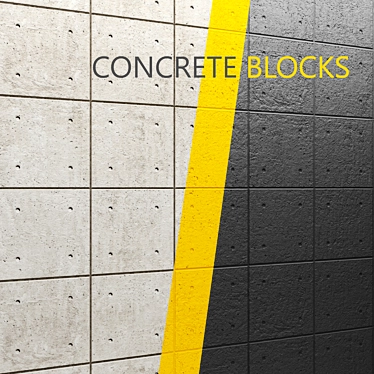 Durable Concrete Panels 3D model image 1 