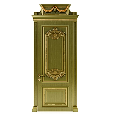 Modern Russian Style Door 3D model image 1 