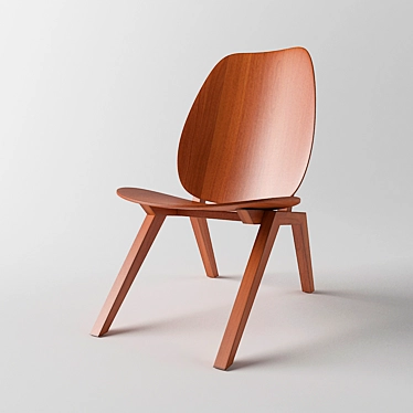 MemoryFit Chair: Timeless Comfort 3D model image 1 