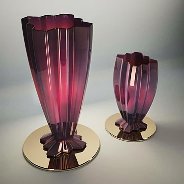 Elegant Art Deco Vase 3D model image 1 