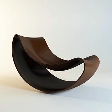 Innovative Plastic Armchair by Butenko 3D model image 1 