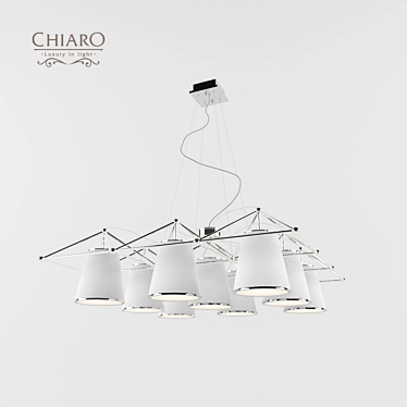 Elegant Sorrento Chandelier 3D model image 1 