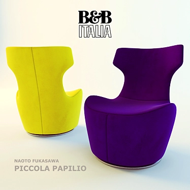 Italian Design: Piccola Papilio Chair 3D model image 1 