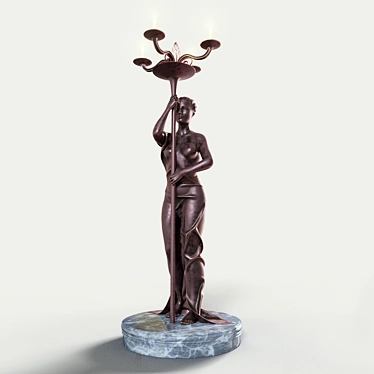 Classic figure-candelabrum