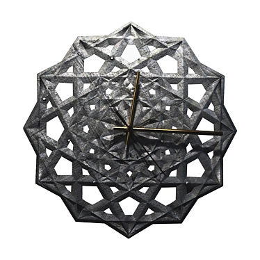 Parametric Concrete Wall Clock 3D model image 1 