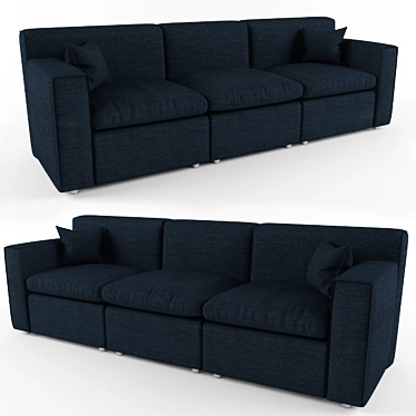 Italian Design Sofa: Linea Italia ORBETELLO 3D model image 1 