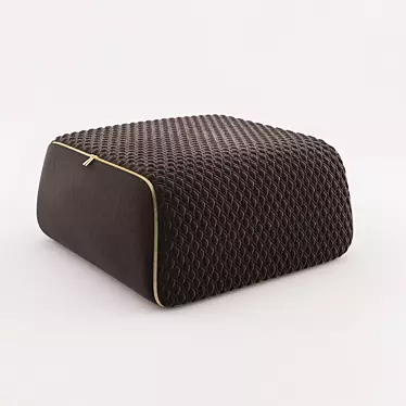 Elegant Cini Vittoria Frigerio Pouf 3D model image 1 