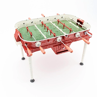 Vintage Argentinian Foosball Table 3D model image 1 