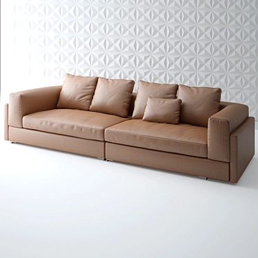 Luxury Chaise Lounge: Customizable and Exclusive 3D model image 1 