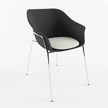 Minimalist Ettoriano Chairs 3D model image 1 