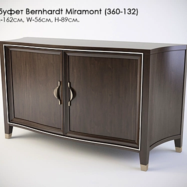 Elegant Bernhardt Miramont Buffet 3D model image 1 