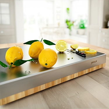 Fresh Lemon Chopping Board Set 3D model image 1 