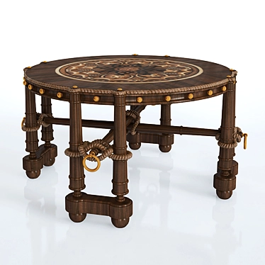 Custom-Made Round Table 3D model image 1 