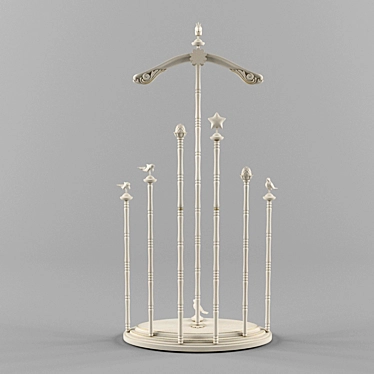 Elegant Children's Coat Rack - SAVIO FIRMINO 3099 3D model image 1 