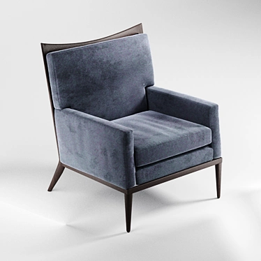 Vintage Paul McCobb Lounge Chair 3D model image 1 