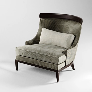 Erwin Lambeth Lounge Chair: Unparalleled Comfort & Elegance 3D model image 1 