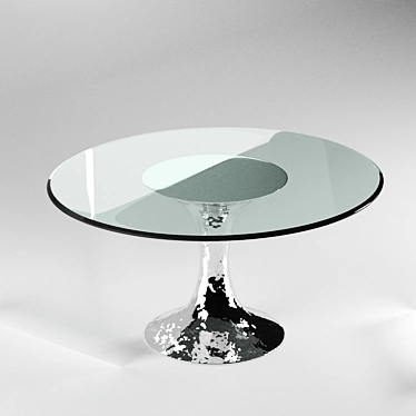 Elegant Dakota Dining Table 3D model image 1 