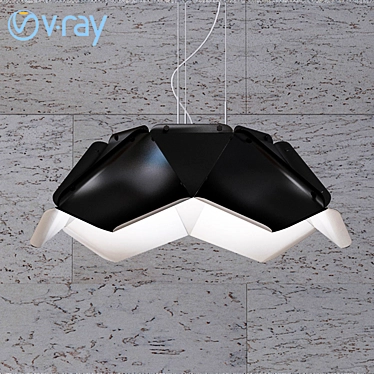 Origami Loft Pendant Lamp 3D model image 1 