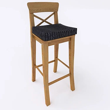 Modern Bar Chair | Height: 102cm 3D model image 1 